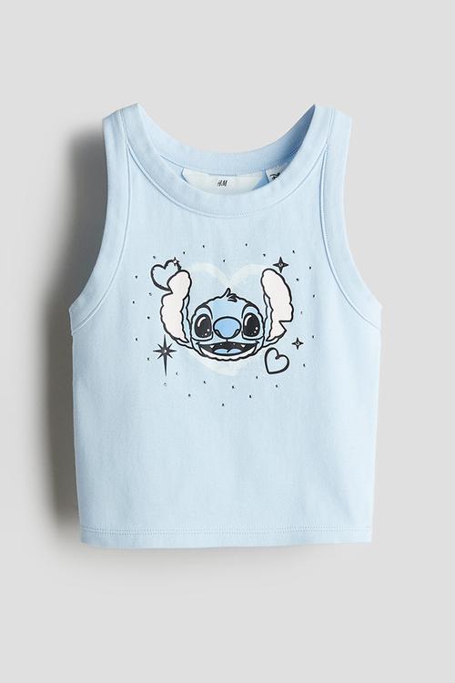 Printed vest top - light blue/lilo & stitch 