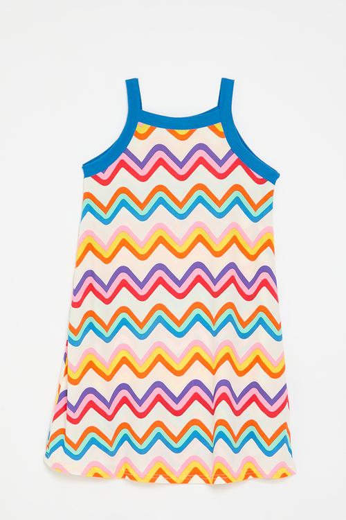 Printed night dress-multi