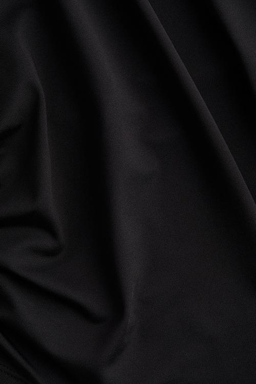 Draped t-shirt - black
