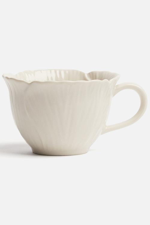 Stoneware mug - light beige