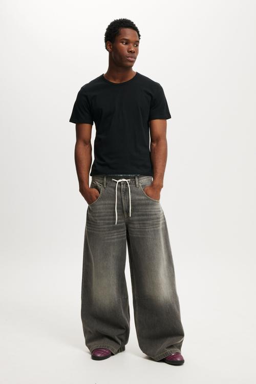 Y2K Super Wide Jean - Archives Grey
