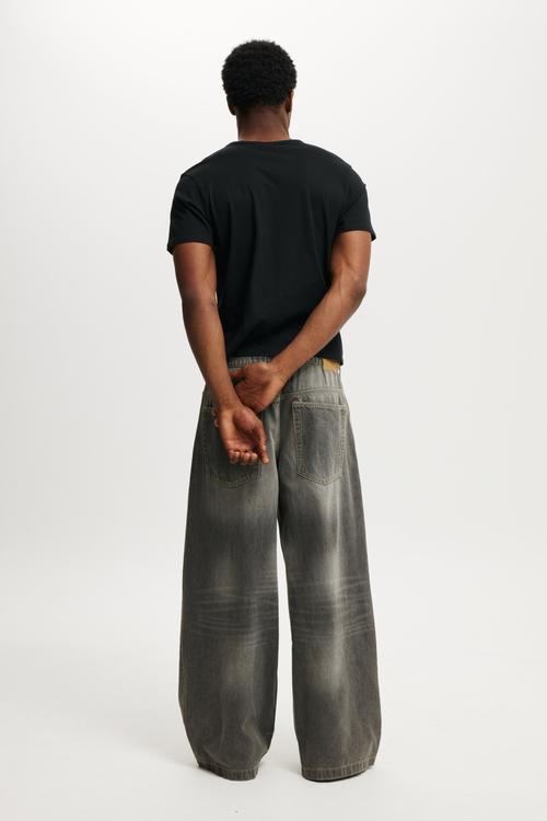 Y2K Super Wide Jean - Archives Grey