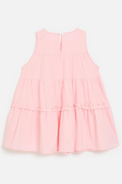 Sleeveless dress-pink