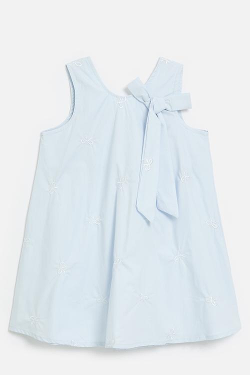 Sleeveless dress - light blue