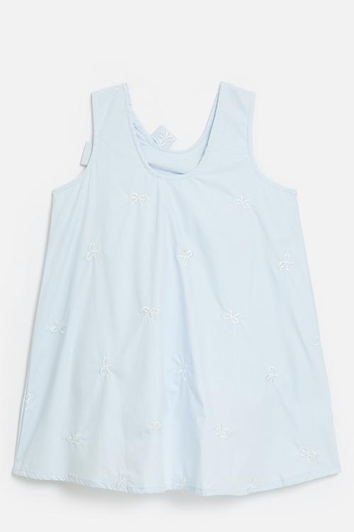 Sleeveless dress - light blue