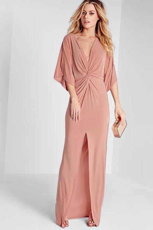 Slinky kimono maxi dress 