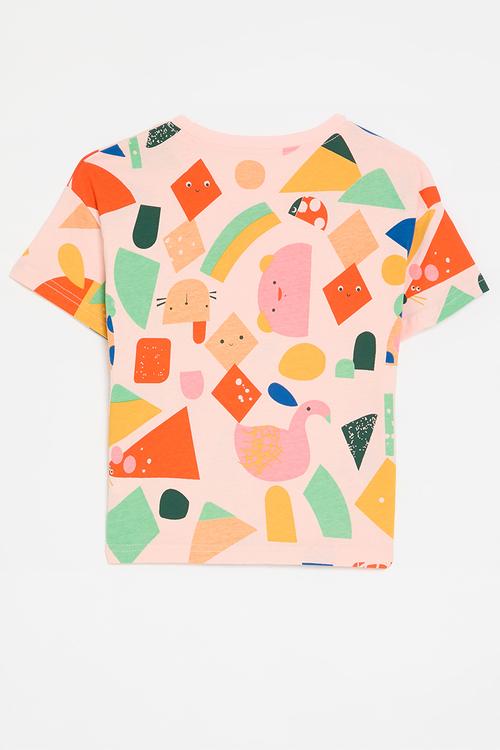 Printed tee - pink