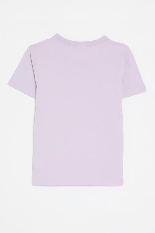 Printed tee - lilac