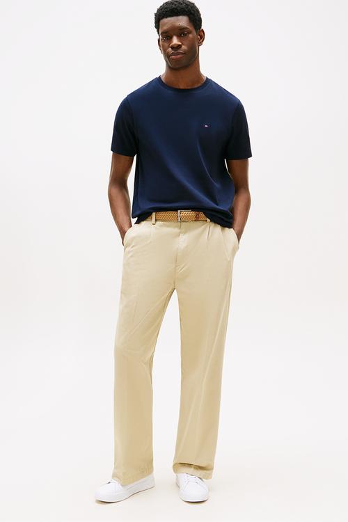 Light Interlock Tee - Navy