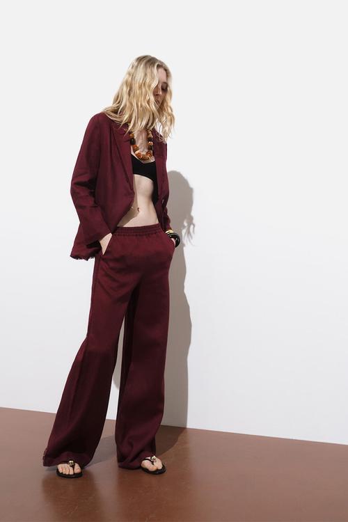Blazer Tarida - Dark Red
