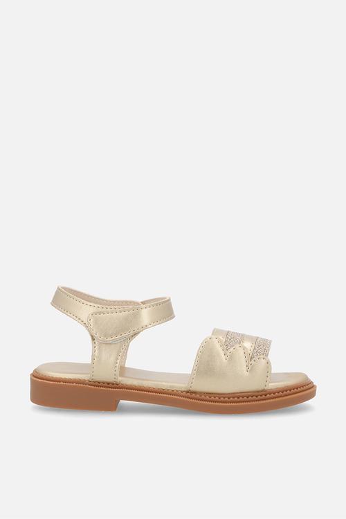 Open toe sandals - gold