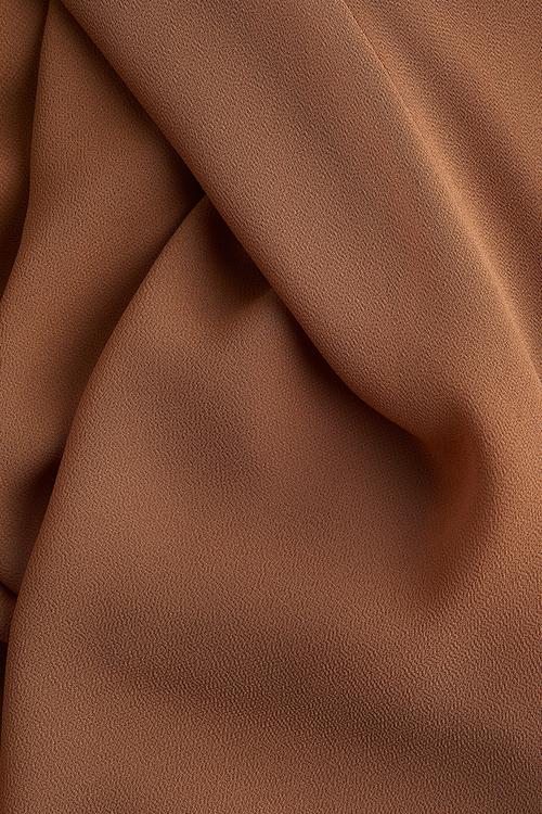 Chiffon maxi skirt - brown