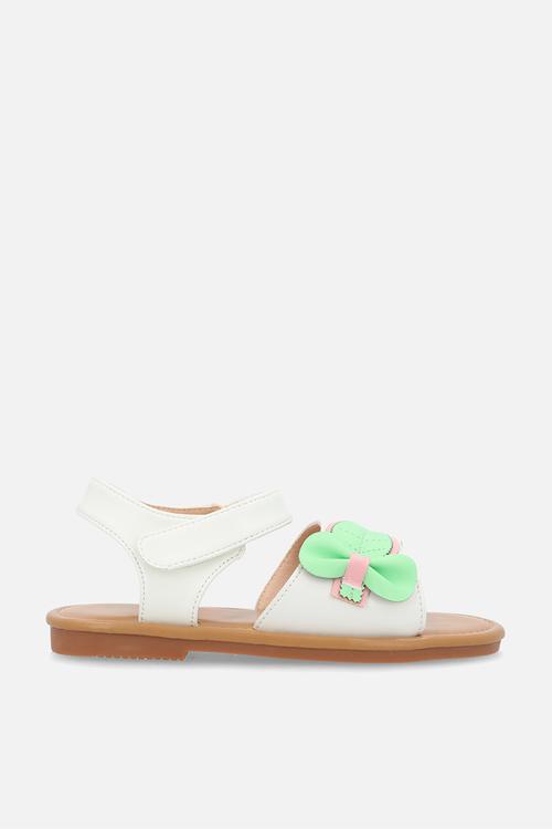 Bow décor sandals - multi
