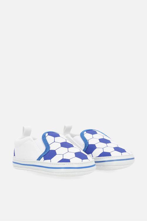Slip on sneakers - blue & white