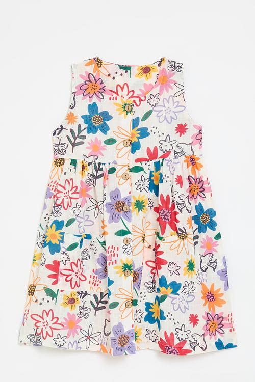Floral print dress - multi