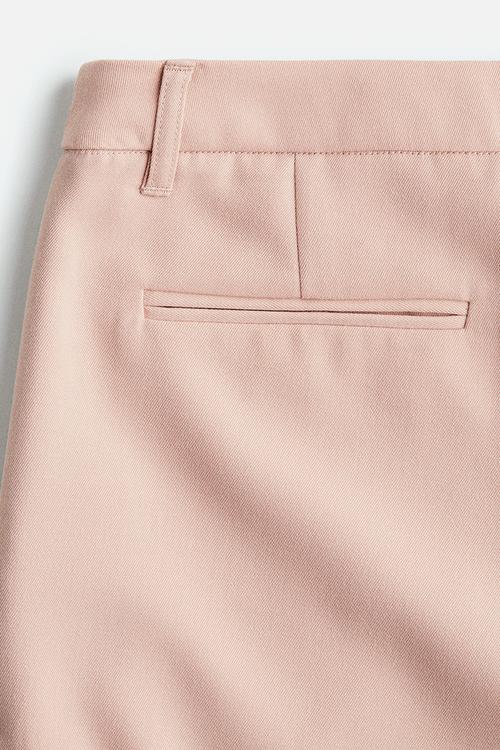 Twill suit shorts - light dusty pink