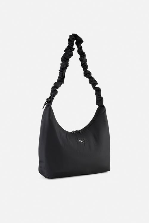 Slouchy hobo bag - black