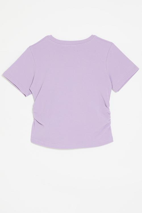 Crew neck tee - purple