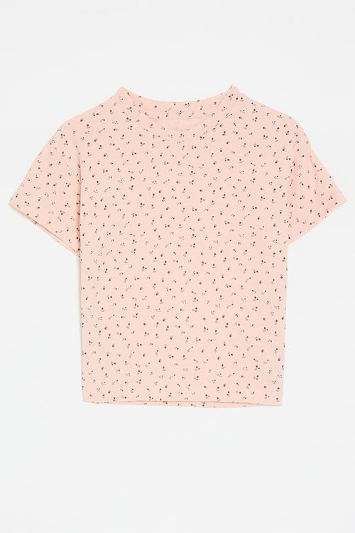 Printed tee - pink