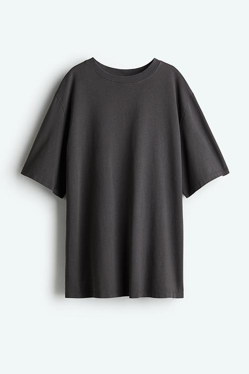 Washed-look T-shirt - grey