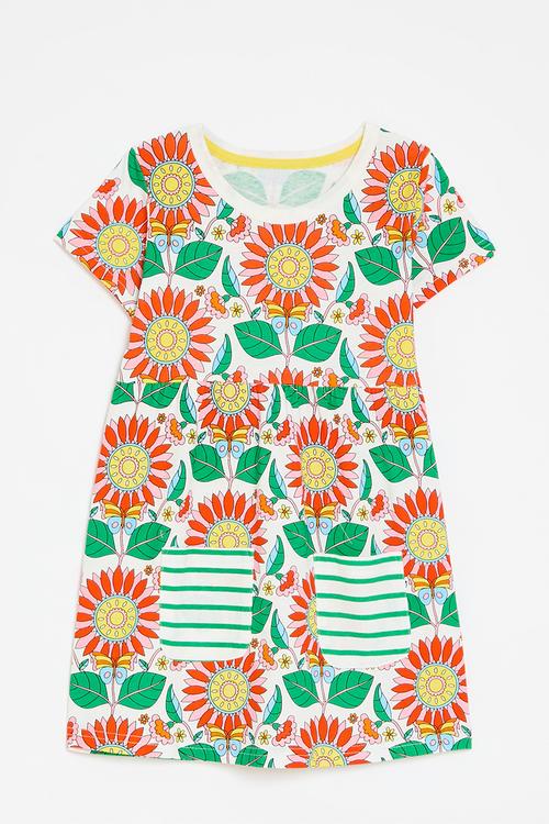 Floral print dress - multi