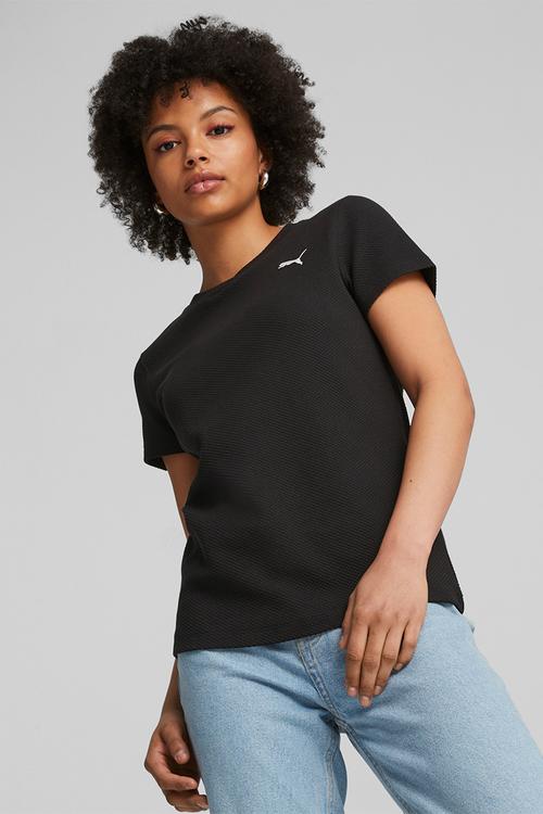 Her Structured Tee - Puma Black