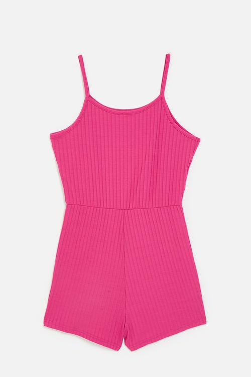 Tank top jumpsuit - dark pink