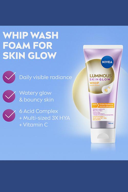 LUMINOUS630 Skin Glow Whip Face Cleansing Foam Radiant Glow - 100ml