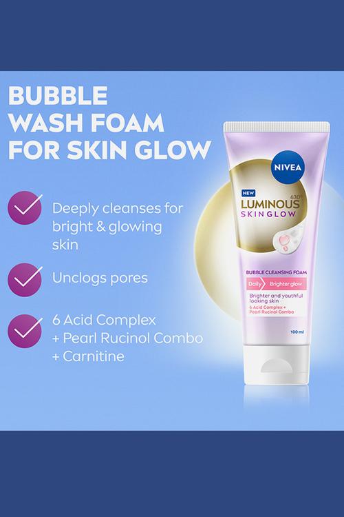 LUMINOUS630 Skin Glow Bubble Face Cleansing Foam Brighter Glow - 100ml