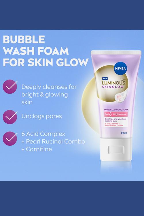 LUMINOUS630 Brighter Skin Glow Bubble Face Cleansing Foam - 50ml