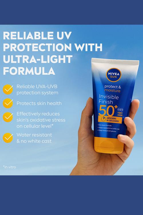 Protect and Moisture Invisible Finish SPF50  Sun Lotion - 150 ml