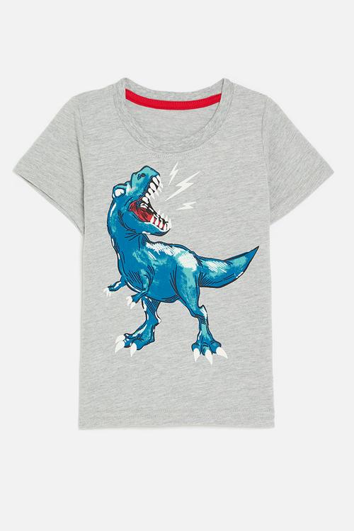 Printed tee - grey