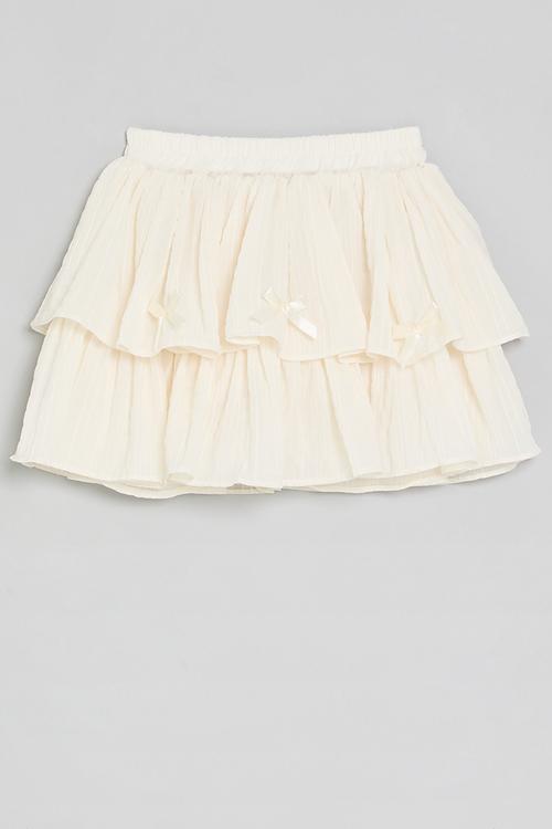 Tiered skirt - off white