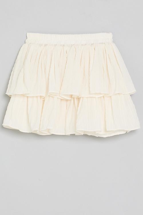 Tiered skirt - off white