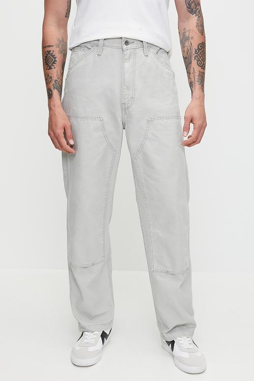 568 Loose Strt Dbl Knee - Clay London Fog Dbl Knee