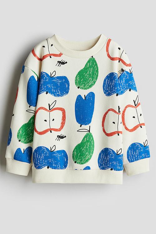 Sweatshirt - cream/fruit