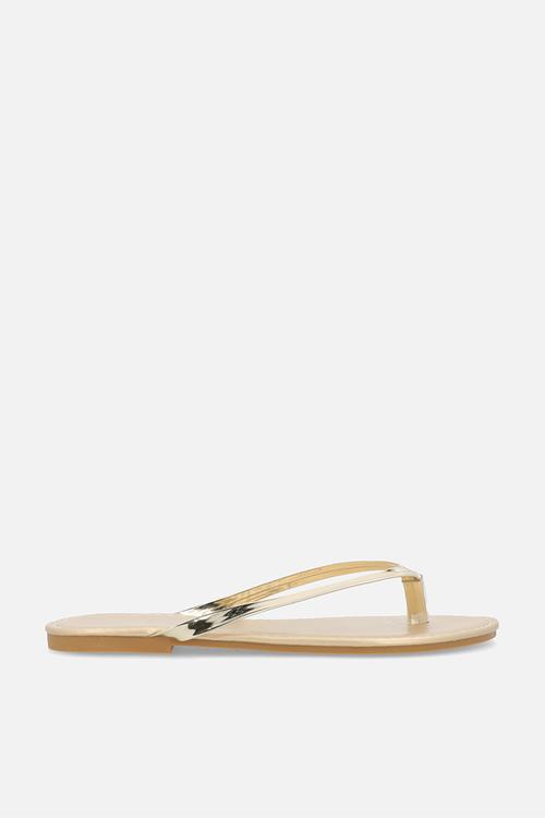 Thong sandals - gold
