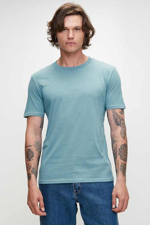 Short sleeve Bsc Guess Stack Tee - Honest Blue Multi