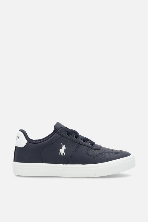 Classic leather sneaker - navy