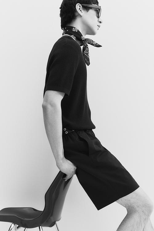 Regular fit chino shorts - black