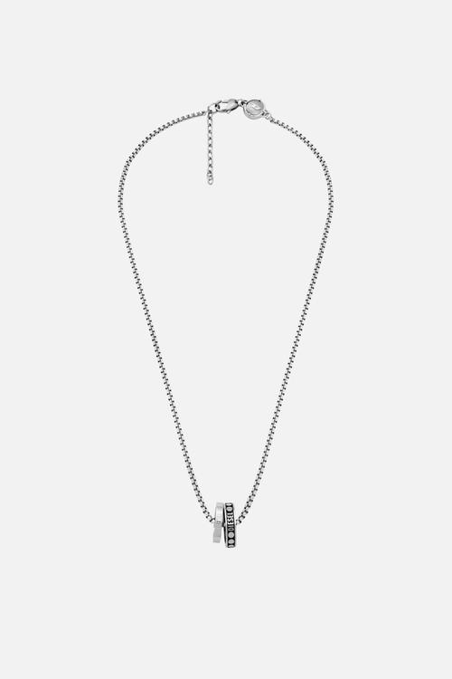 Double Pendant Dx1168040 Necklace - Silver