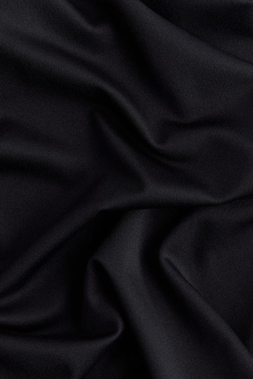 Microfibre T-shirt dress - black