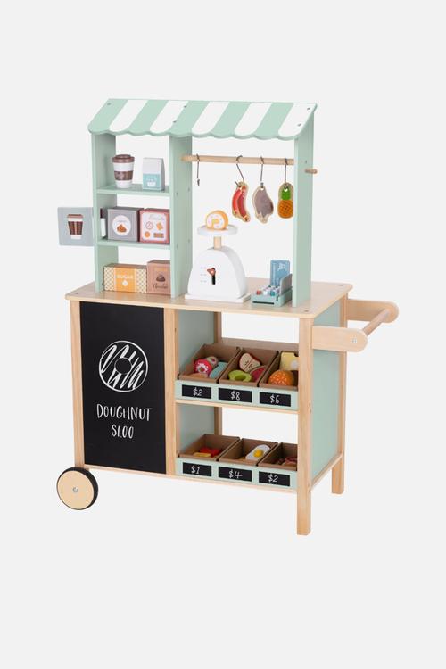 TookyToy Pretend & Play Wooden Grocery Store - multi