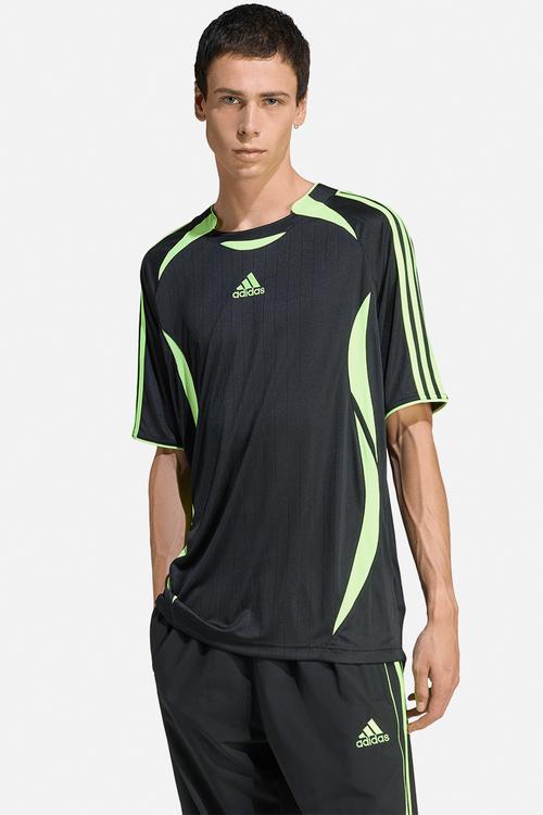 TEAMGEIST TEE - black/signal green