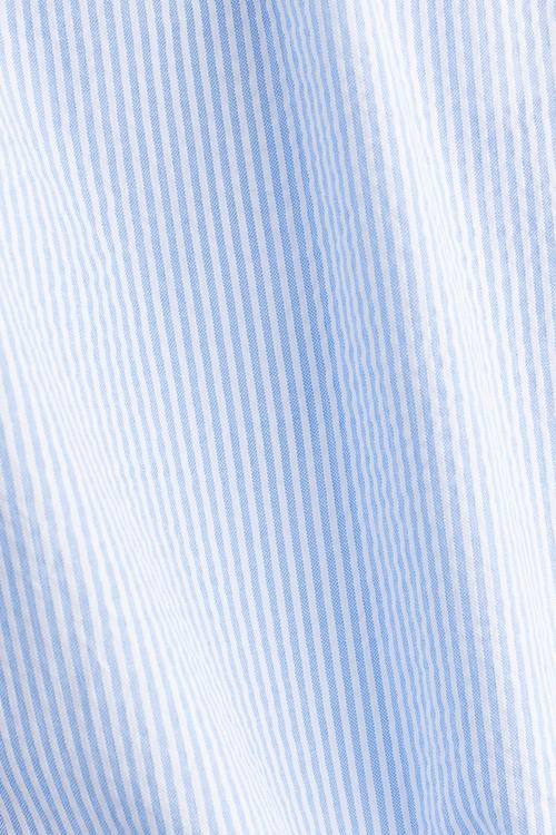 Seersucker drawstring trousers - light blue/striped 