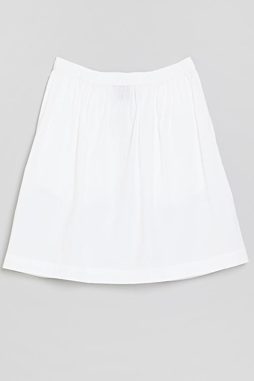 Girls brenda pull on skirt - white