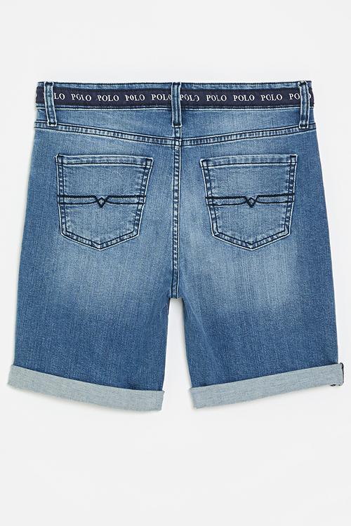 Boys jake denim short - light wash