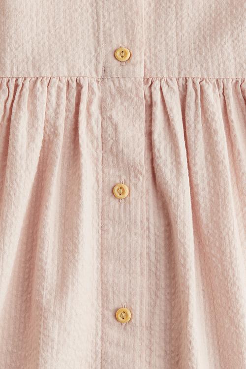 Cotton dress - light peach pink