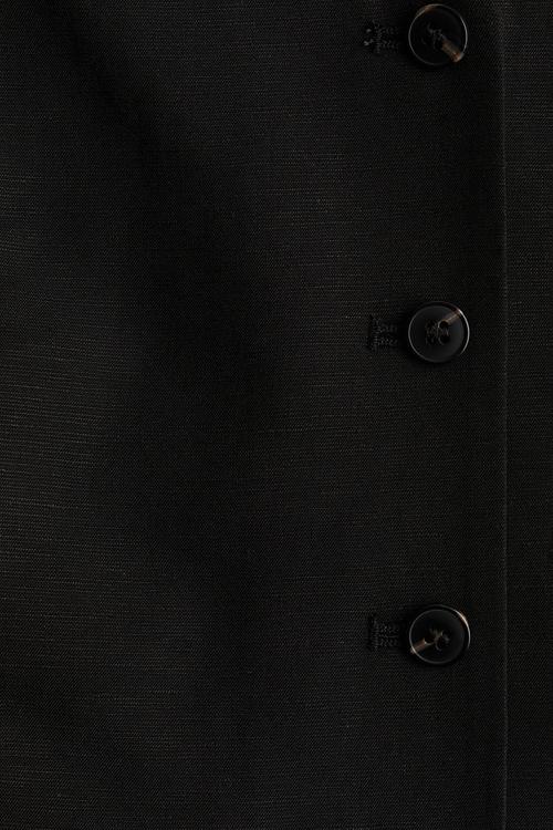 Tailored suit waistcoat - black