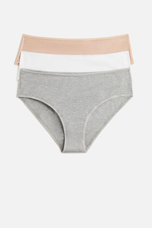3-Pack cotton hipster briefs - multi 
